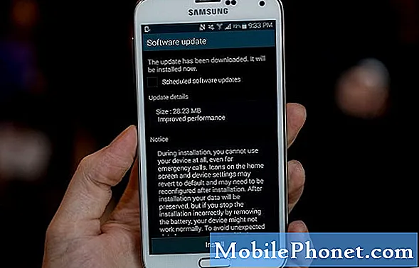 As últimas atualizações do Samsung Galaxy S5 já foram instaladas Problema e outros problemas relacionados