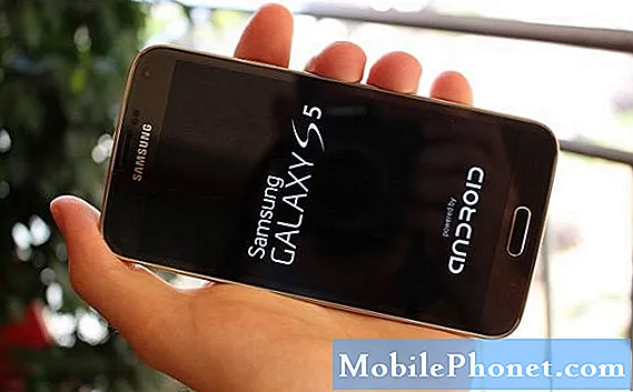 Samsung Galaxy S5 zaglavljen u logotipu za pokretanje