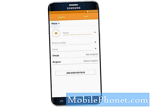 Samsung Galaxy S6 Edge Plus 연락처 관리 가이드 및 자습서