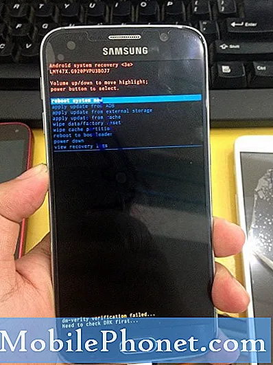 Samsung Galaxy S6 Edge عالق في مشكلة شاشة Verizon الحمراء والمشاكل الأخرى ذات الصلة