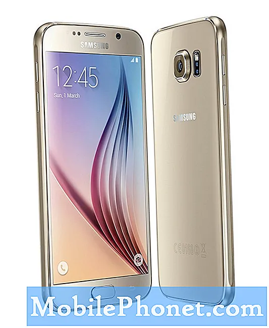 Samsung Galaxy S6 fryser på startskärmen
