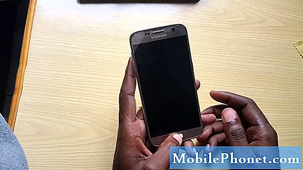 شاشة Samsung Galaxy S7 سوداء عند تدويرها