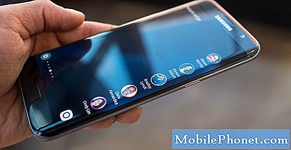 Samsung Galaxy S7 Edge sort skærm med blåt LED-lysproblem og andre relaterede problemer