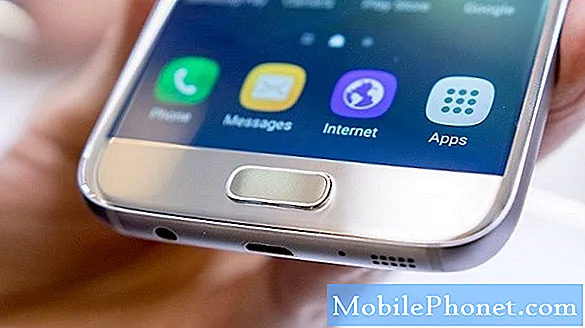 Samsung Galaxy S7 ummikus sinisel ekraanil. Seadme ja muude sellega seotud probleemide värskendamisel ilmnes viga