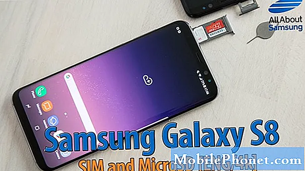 Samsung Galaxy S8 microSD-kortbilleder har udråbstegn og andre relaterede problemer