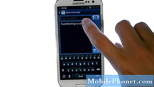 Řešení problémů souvisejících s textovými zprávami Samsung Galaxy S3