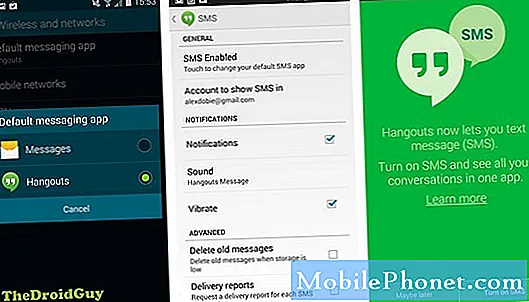 פתרונות לבעיות SMS ו- MMS של Samsung Galaxy S5 חלק 1