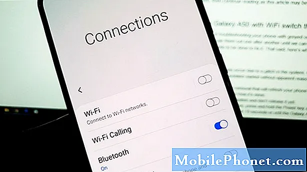 מה לעשות אם מתג ה- WiFi ב- Galaxy A50 שלך אפור
