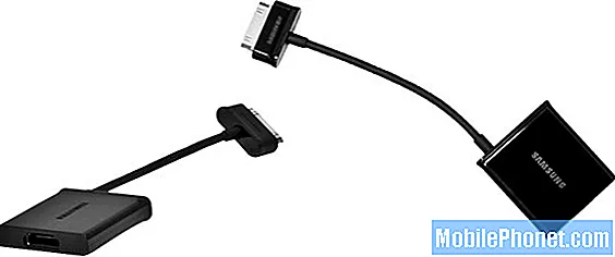Samsung Galaxy Tab 10.1 Tillbehör: HDMI-, USB- och SD-kortadaptrar