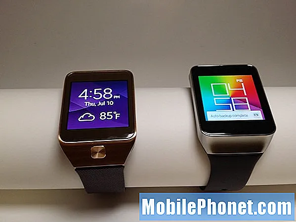 Primerjava Samsung Gear Live in Samsung Gear 2 Smartwatch