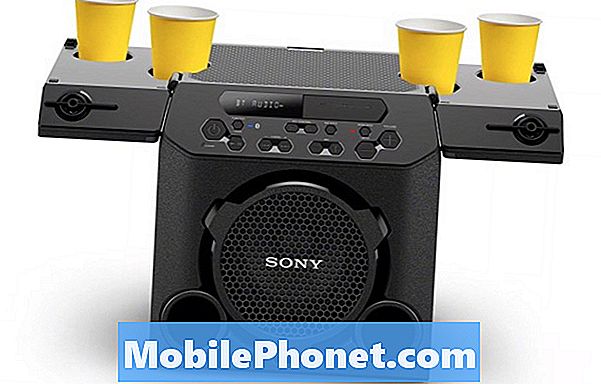 Sonys utendørs bærbare parti høyttalerpakker Ølkoppholdere og bass