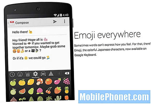 Android Emoji Keyboard vem com Android 4.4 KitKat Update