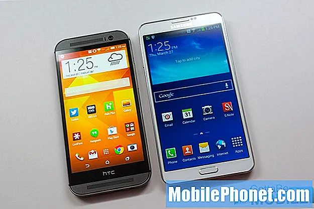 HTC One (M8) vs Samsung Galaxy Note 3: 5 věcí, které kupující potřebují vědět