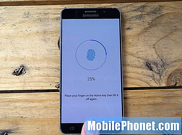 Kuidas seadistada sõrmejäljeskanner Galaxy Note 5-le