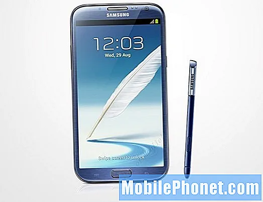 Samsung Galaxy Note 2 mostrado em outra nova cor