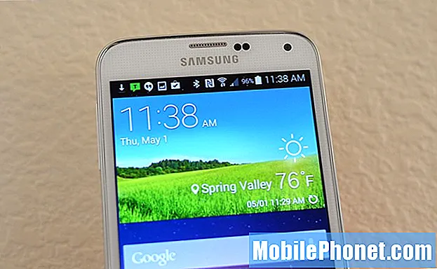 A Samsung Galaxy S5 értesítési sávjának magyarázata