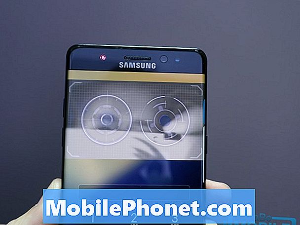 Kā Fix Galaxy Note 7 Iris skenera problēmas
