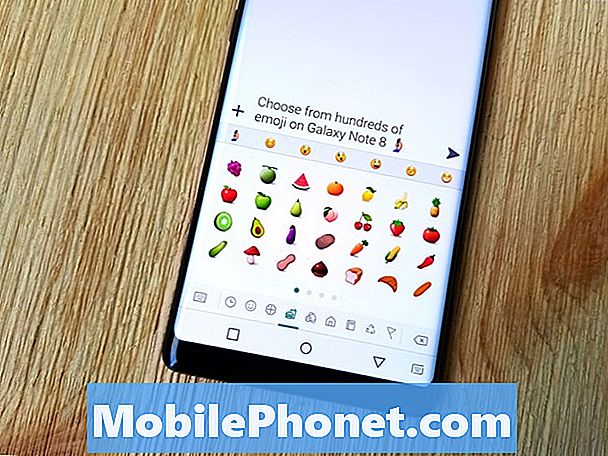 A Galaxy Note 8 Emoji használata