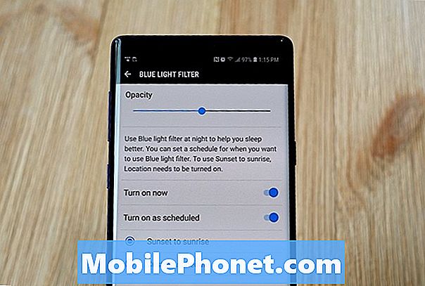 Jak používat Galaxy Note 9 Noční režim Filter - Články