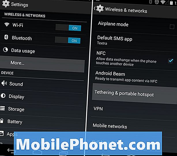 Πώς να χρησιμοποιήσετε το Nexus 5 ως προσωπικό Hotspot