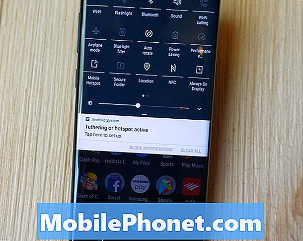 Kaip naudoti „Galaxy S8“ kaip mobilųjį tinklą