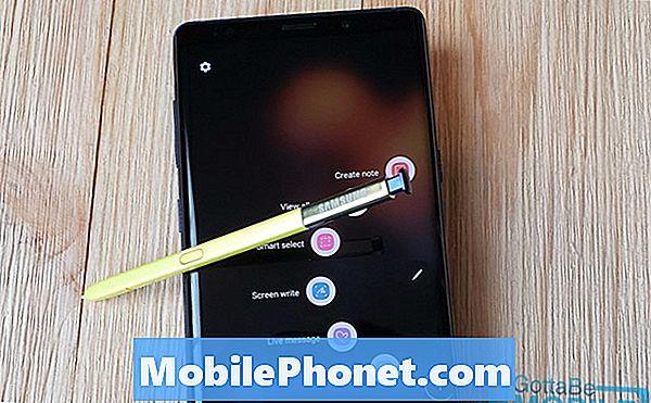 Hoe een screenshot te nemen op de Galaxy Note 9