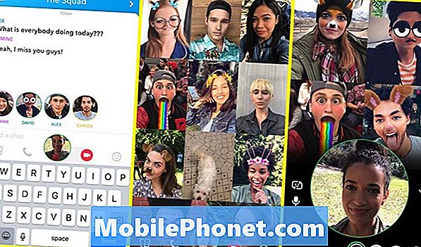 Snapchat aggiunge 16 chiamate video per persona con filtri Snapchat