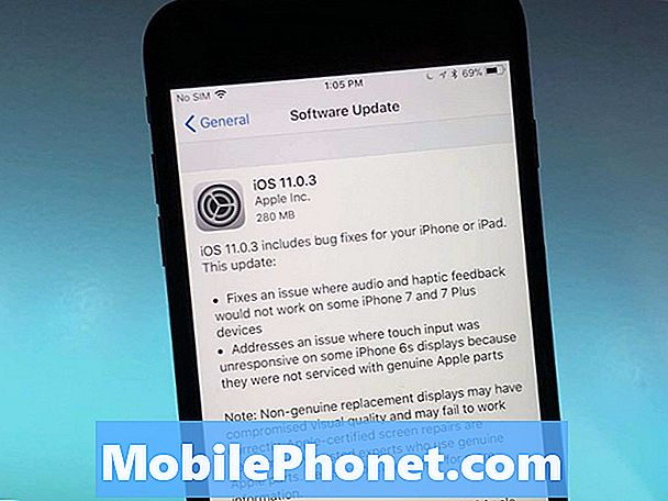 5 ting at vide om opdateringen af ​​iOS 11.0.3