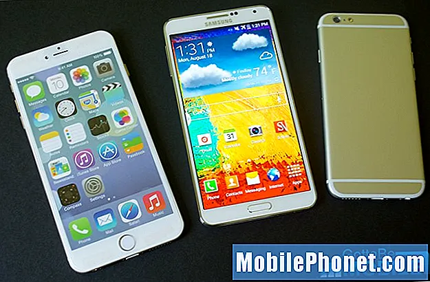 Galaxy Note 3 vs iPhone 6: 5 Galvenā informācija