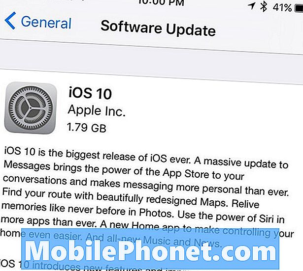 כמה זמן ייקח עדכון ה- iOS 10 לסיום?