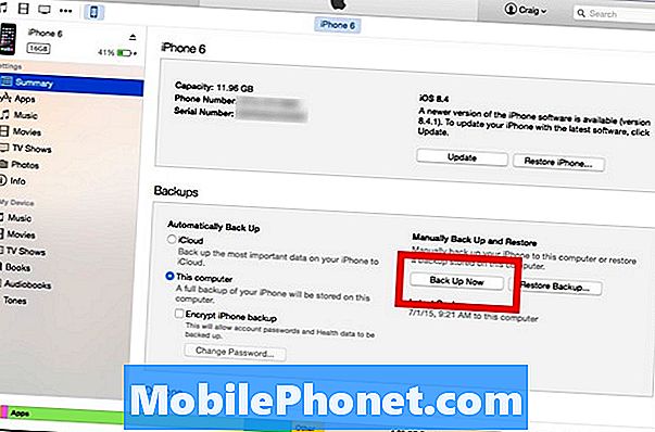 Kā dublēt iPhone ar iTunes uz Mac