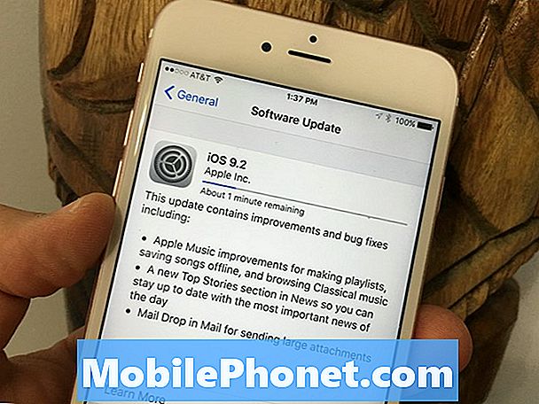 IOS 9.1: n alentaminen iOS: sta 9.2