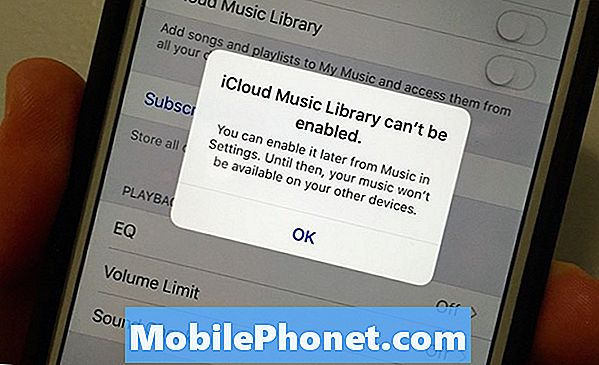 Jak opravit iCloud Music Library Nelze povolit Chyba
