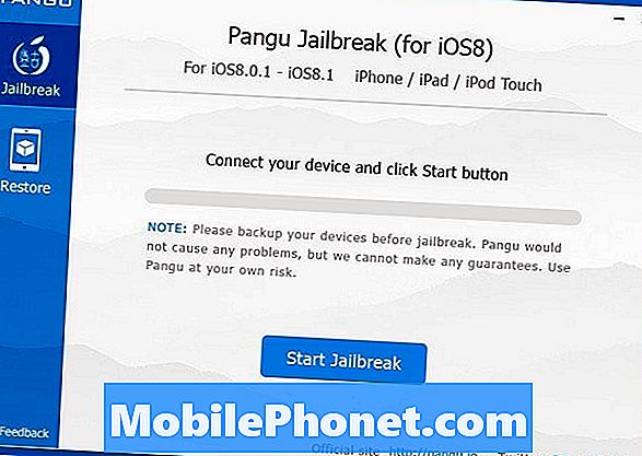 Kaip Jailbreak iOS 8 su Pangu