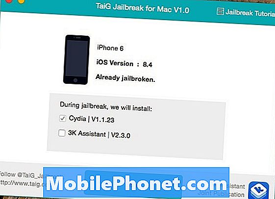 Miten Jailbreak iOS 8.4 -käyttöjärjestelmä on Macissa, jossa on TaiG
