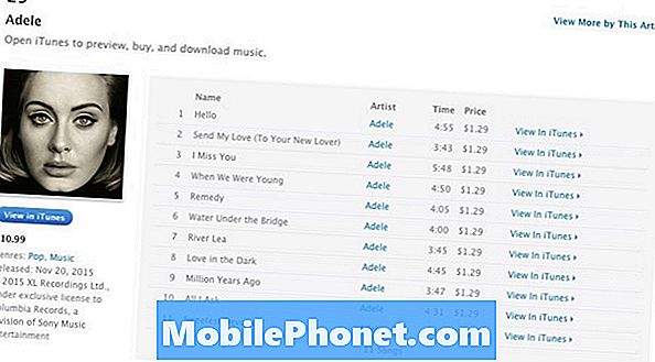 Bagaimana Mendengar Adele 25 di Apple Music & Spotify
