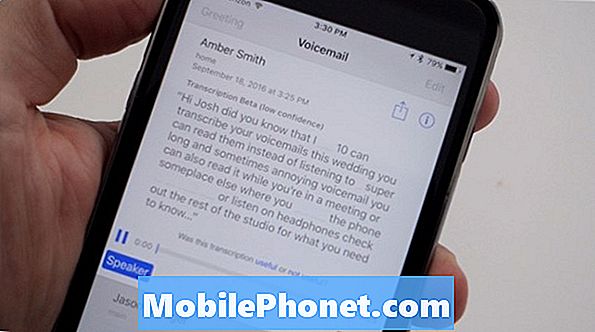 Sådan læses dine voicemails i iOS 10