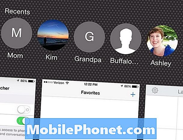 Ta bort senaste kontakter från iOS 8 App Switcher