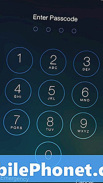 Kaip nustatyti kodą „iPhone 5s Lock“ ekrane