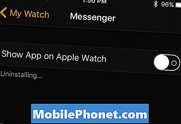 Jak odinstalovat aplikace Apple Watch Apps