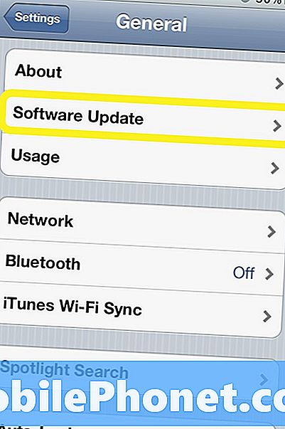 Sådan opdateres til iOS 6.1