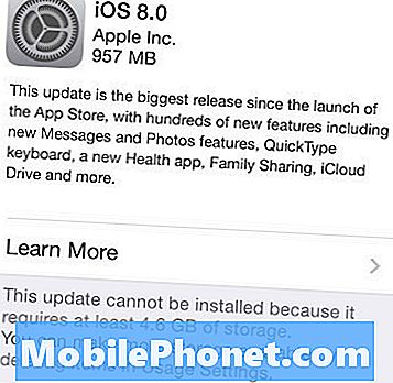Hoe te upgraden naar iOS 8.1 wanneer je te weinig ruimte hebt