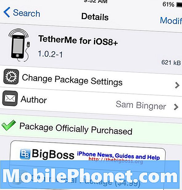 Bagaimana Menggunakan TetherMe pada iPhone anda