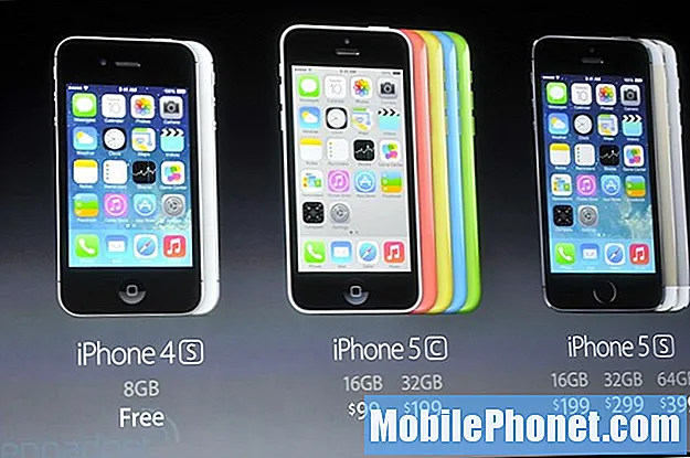iPhone 4S elab iPhone 5S, iPhone 4C kõrval