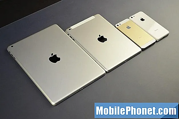 iPhone 5S vs. iPhone 5C vs. iPad 5 vs. iPad Mini 2 Foto's
