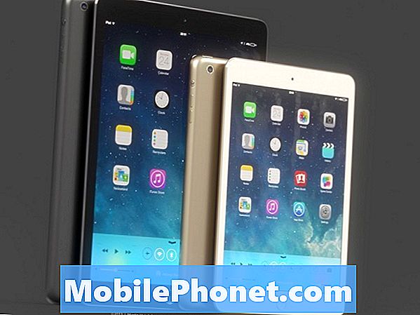 iPad 5 ja kuld iPad mini 2 renderdab ID-ID