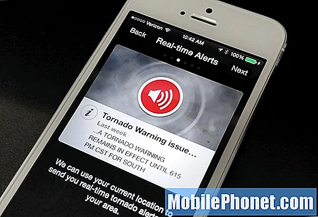 Hur får jag iPhone Tornado varningar och meddelanden