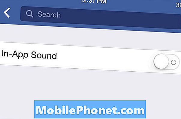 Як вимкнути звуки у Facebook iPhone App