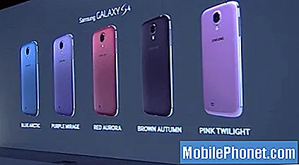 5 가지 삼성 Galaxy S4 색상 출시 예정