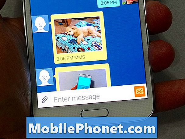 Cum să salvați o fotografie din mesaj text pe Galaxy S5